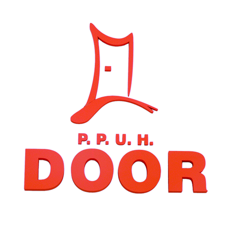 Logo DOOR Filipek producent aluminiowych PVC drzwi okien