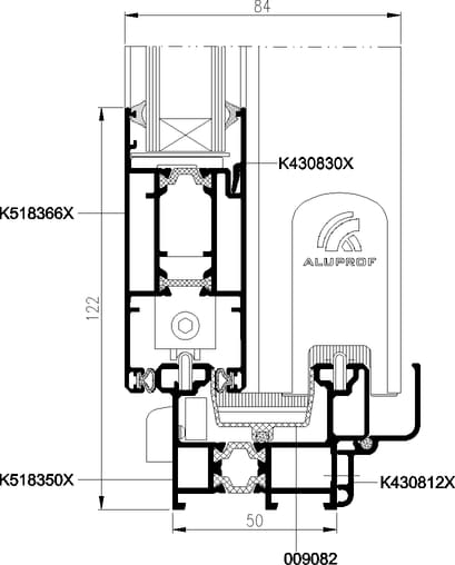 Aluminiowe przesuwne drzwi tarasowe MB-Slide