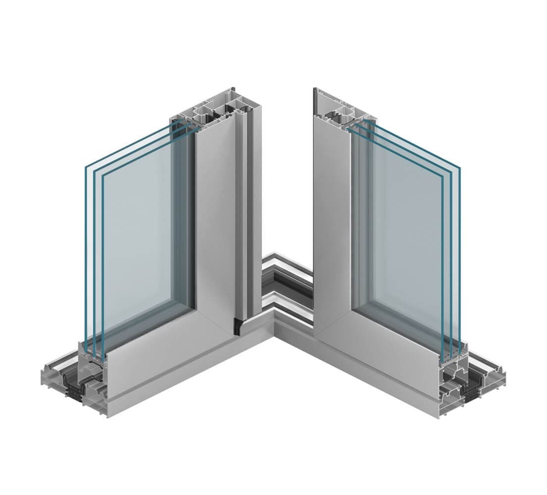 Aluminiowe drzwi tarasowe mb-77hs