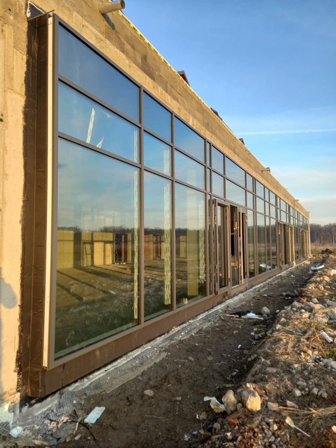 okna drzwi aluminiowe konstrukcje fasady szklane DOOR Filipek