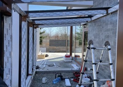 Duże aluminiowe drzwi przesuwne, ogrody zimowe, zadaszenia, konstrukcje aluminiowe szklane, okna narożne DOOR Filipek
