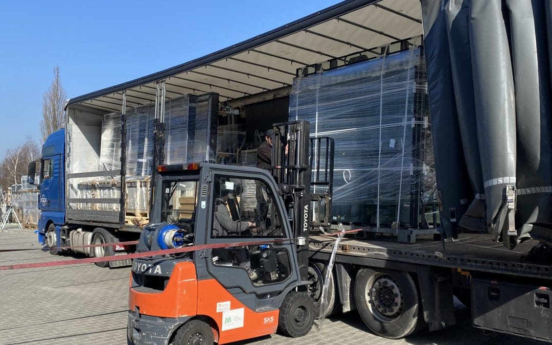 Eksport okien i drzwi aluminiowych do Holandii DOOR Filipek