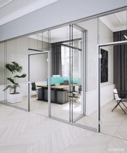aluminum lightweight glass sliding doors DOOR Filipek