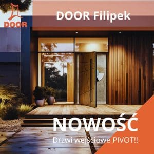 Pivot Door - Drzwi Wejściowe z Aluminium DOOR Filipek